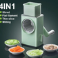 4 in 1 Multi-Function Vegetable Cutter & Slicer with Stainless Steel Blades